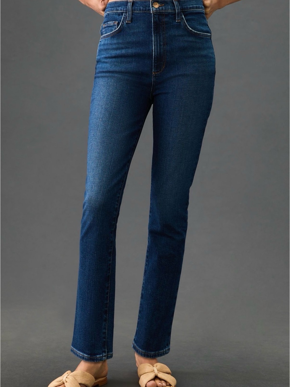 NWT Favorite Daughter Women’s Valentina Super High Rise Cigarette Ankle Jeans